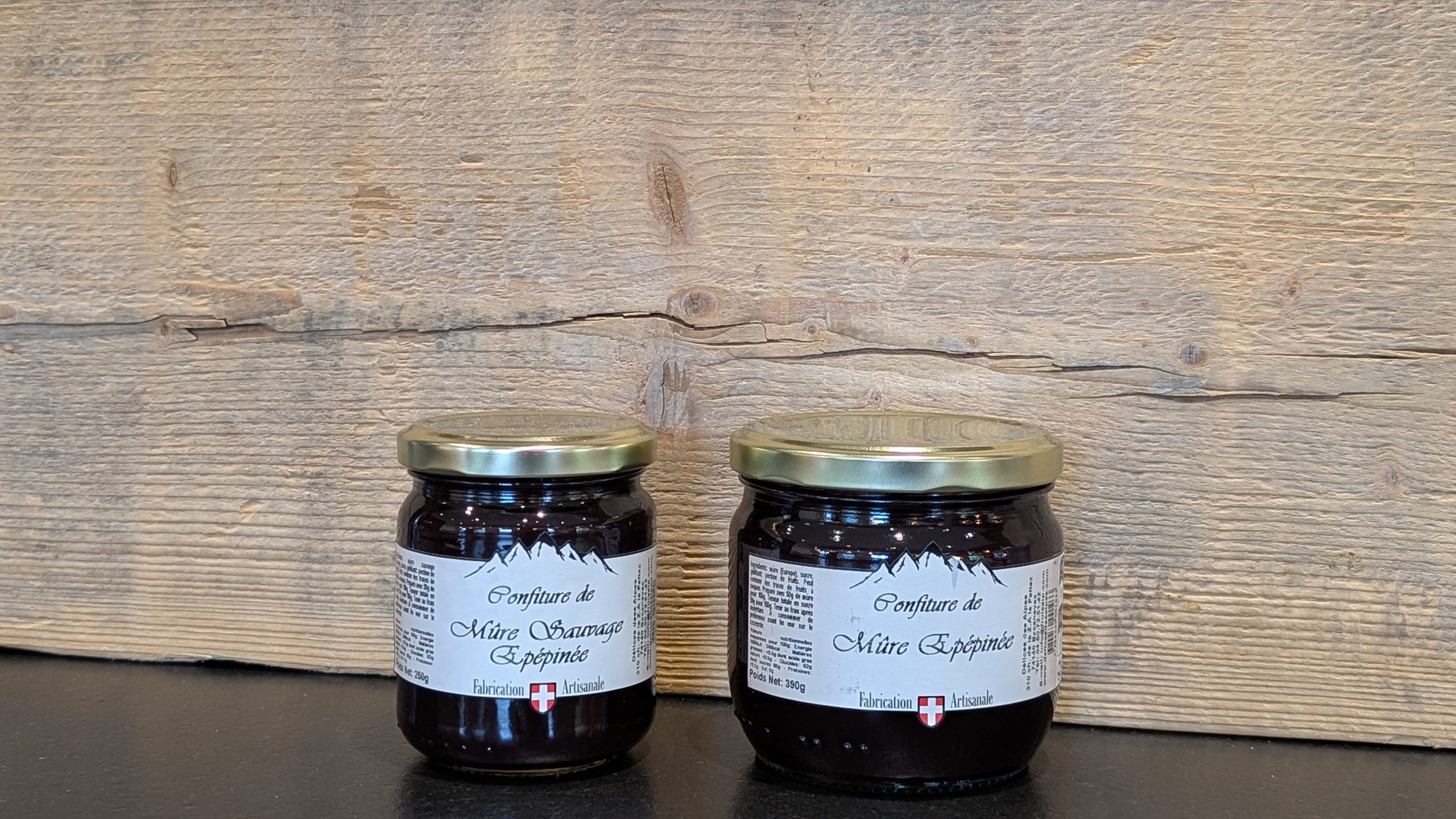 Confiture Artisanale Mûre Epépinée