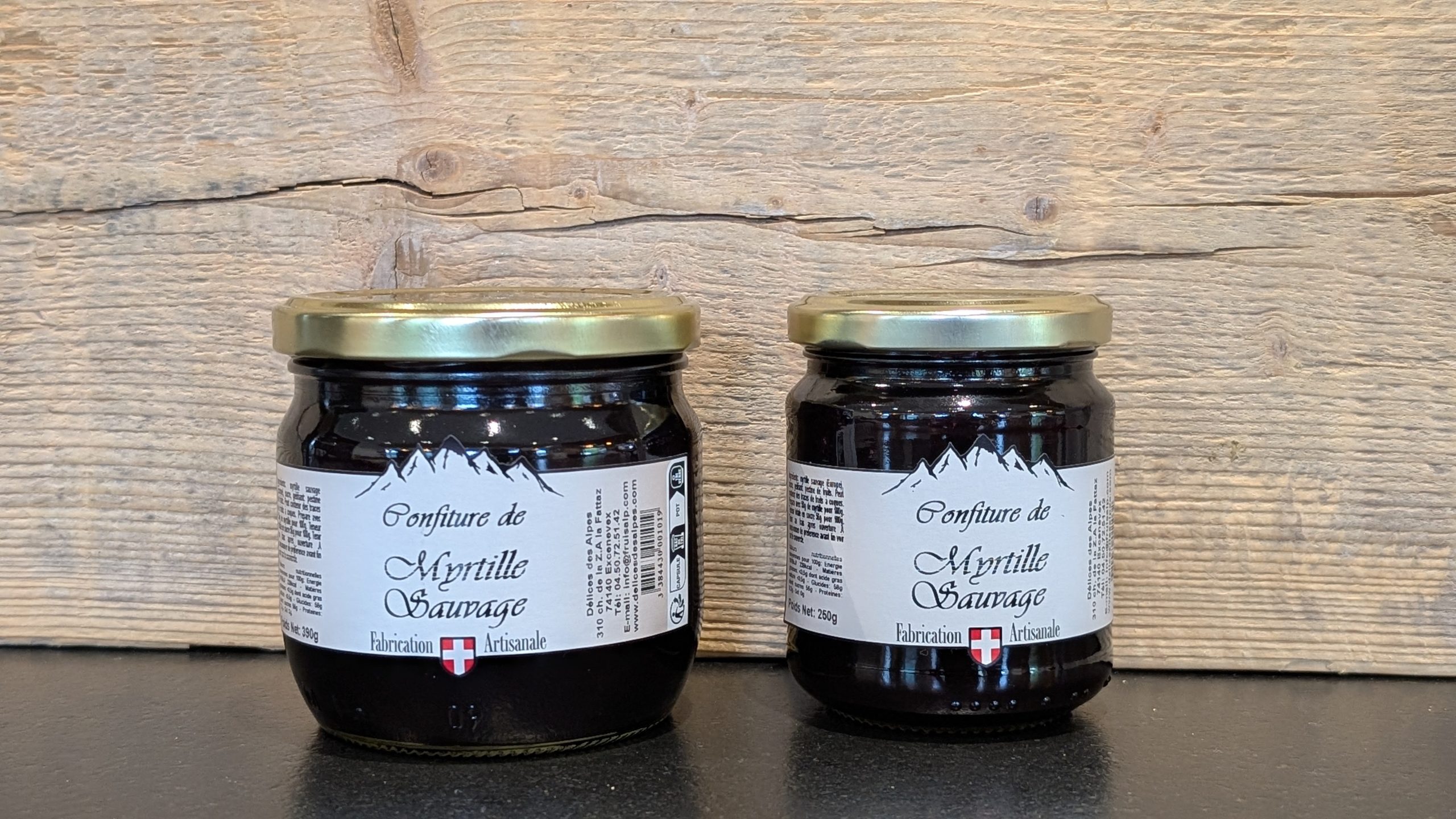 Confiture Artisanale Myrtille Sauvage